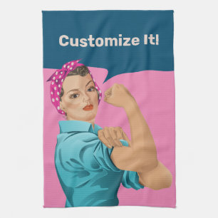 Rosie the Riveter Kitchen Towel