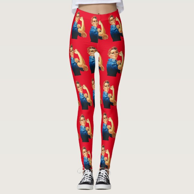 Rosie The Riveter Leggings (Front)