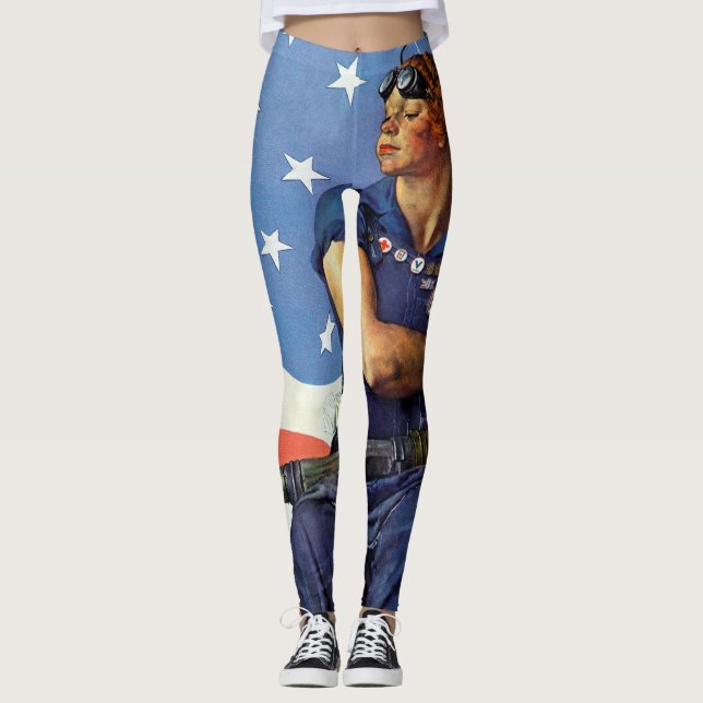 Rosie the Riveter leggings (Front)