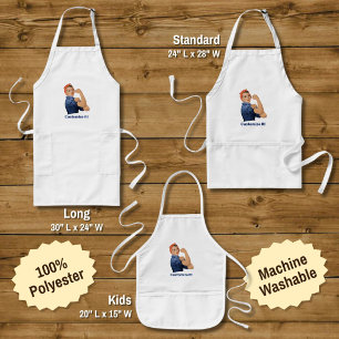 Rosie the Riveter Long Apron