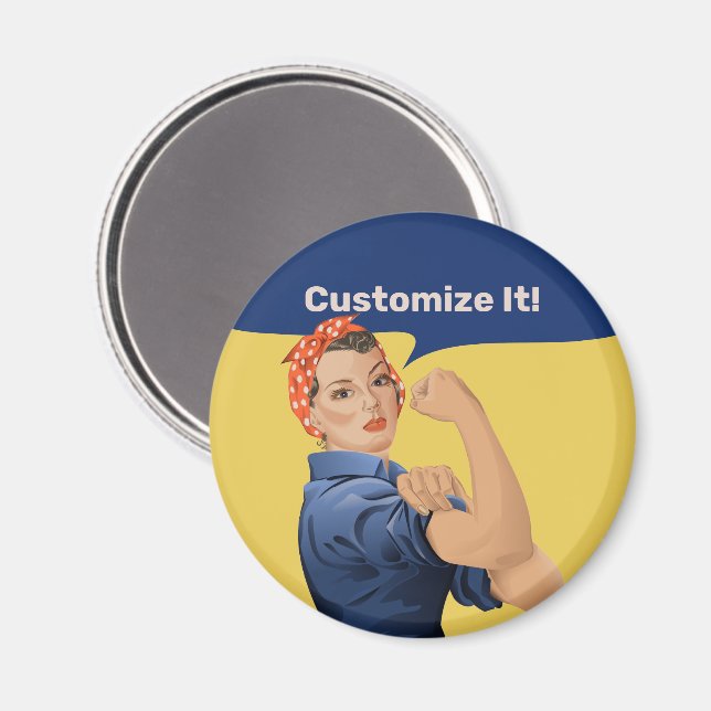 Rosie the Riveter Magnet (Front/Back)