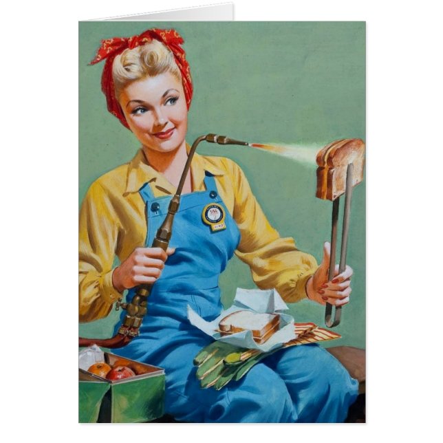 Rosie the Riveter Makes Toasted Cheese (Front)
