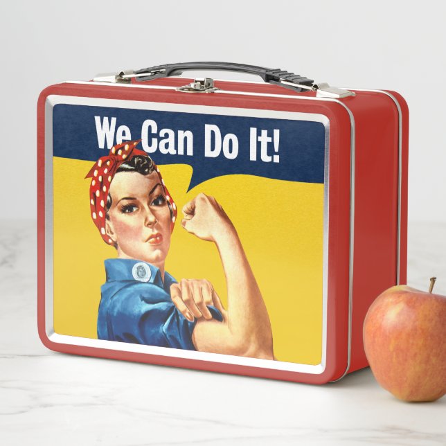 Rosie the Riveter | Metal Lunch Box (In Situ)