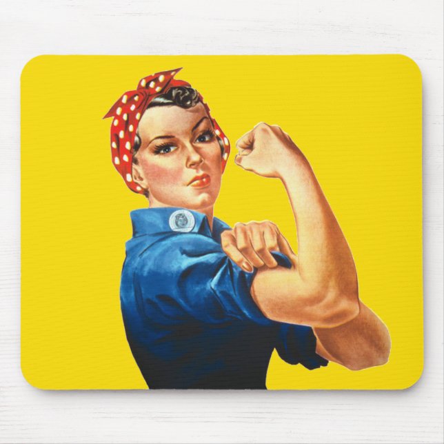 Rosie the Riveter Mouse Pad (Front)