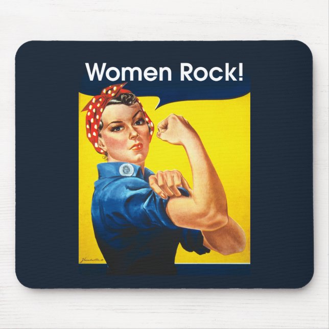 Rosie the Riveter ~ Mouse Pad (Front)