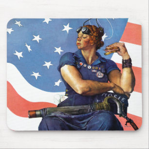 "Rosie the Riveter" Mouse Pad