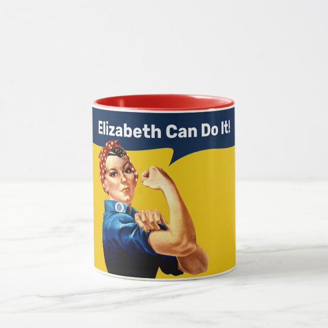 Rosie the Riveter | Mug | Personalise (Center)