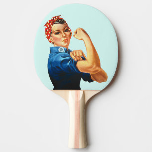 ROSIE THE RIVETER New Ping Pong Paddle