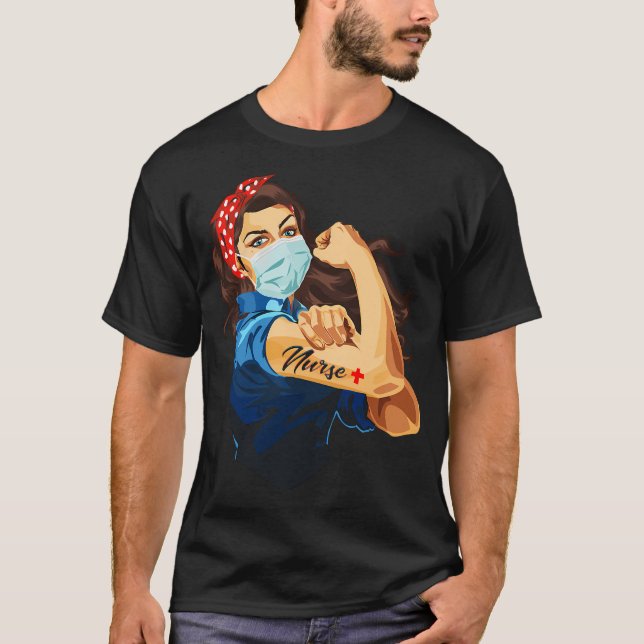 Rosie The Riveter - Nurse T-Shirt (Front)