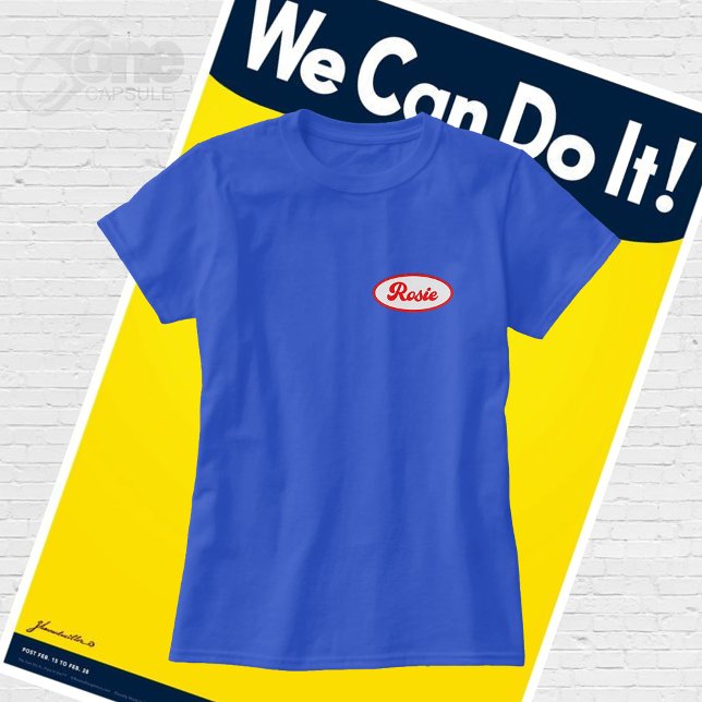 Rosie the riveter patch Halloween Costume T-Shirt (Creator Uploaded)