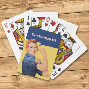 Rosie the Riveter Playing Cards