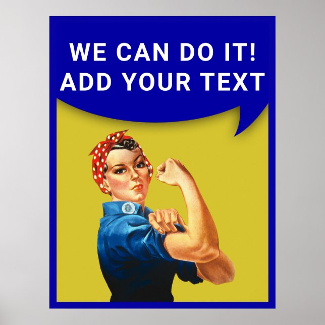 Rosie The Riveter Poster (Front)