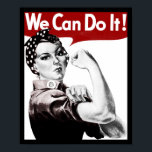 Rosie the Riveter Poster<br><div class="desc">We can do it!</div>