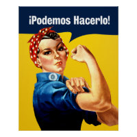 Rosie the Riveter | Poster | Spanish Español
