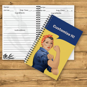 Rosie the Riveter Recipes Notebook