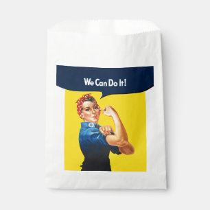 Rosie The Riveter Retro Style Favour Bags