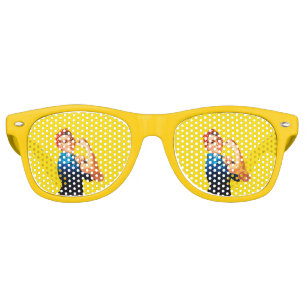 Rosie The Riveter Retro Style Retro Sunglasses