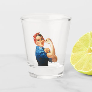 Rosie The Riveter Shot Glass