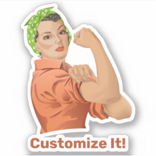 Rosie the Riveter Sticker
