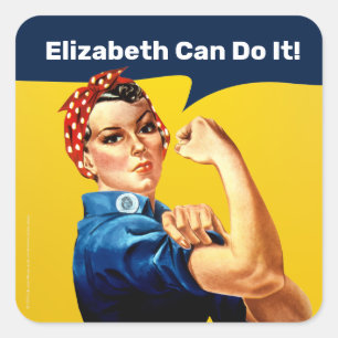 Rosie the Riveter   Sticker   Personalise