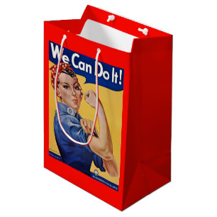 Rosie the Riveter: Strong Women Female Empowerment Medium Gift Bag