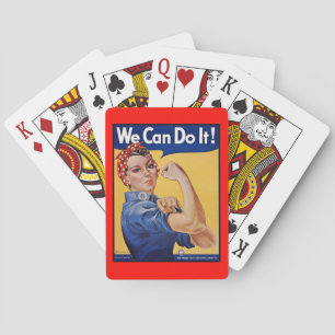 Rosie the Riveter: Strong Women Female Empowerment Playing Cards