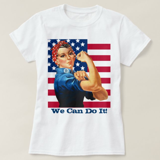 Rosie the Riveter T-Shirt (Design Front)