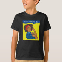 Rosie the Riveter T-Shirt We Can Do It African