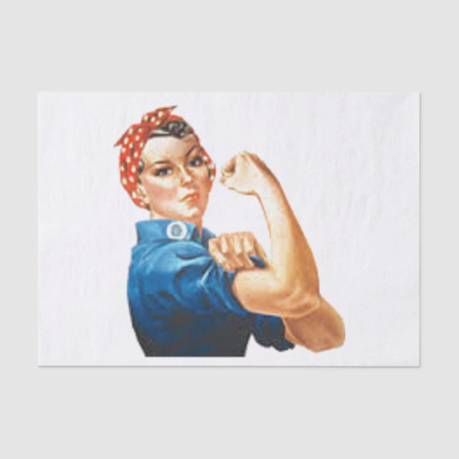Rosie the Riveter Tissue Paper (Front)