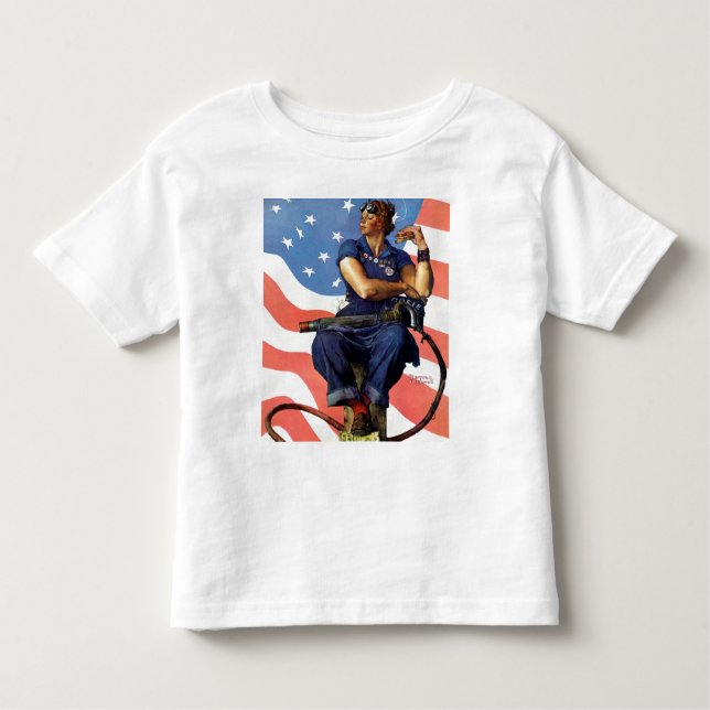 Rosie the Riveter Toddler T-Shirt (Front)