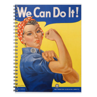 Rosie the Riveter Vintage Poster Notebook