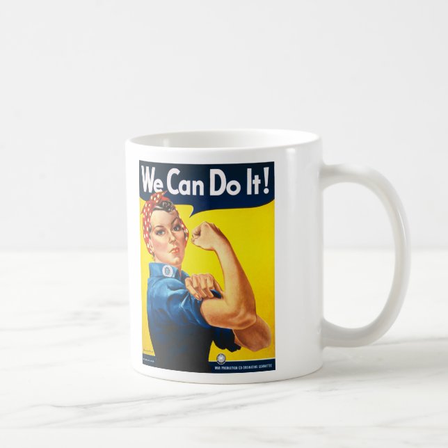Rosie the Riveter, We Can Do It! Coffee Mug (Right)