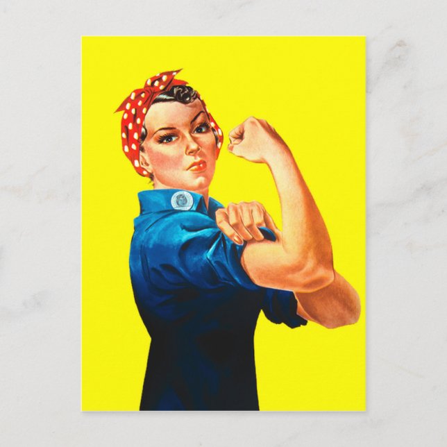 Rosie the Riveter - We can do it, Cultural Icon Postcard (Front)
