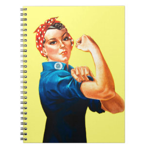 Rosie the Riveter - We can do it, Cultural Icon Spiral Notebook