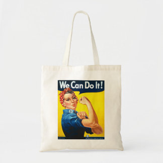 Rosie the Riveter We Can Do It World War Two Tote Bag