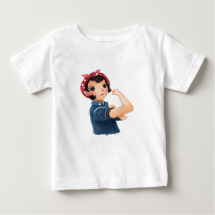 rosie the riveter women we can do it! WWII Baby T-Shirt