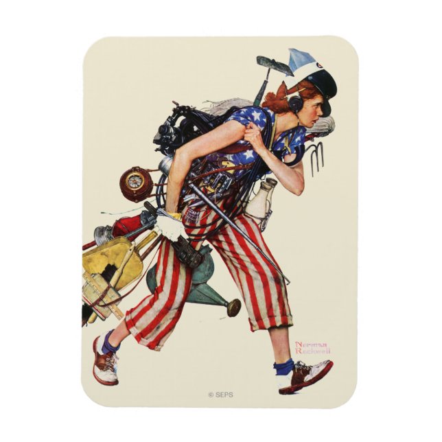 Rosie to the Rescue Magnet (Vertical)