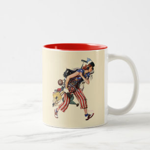 Rosie to the Rescue Two-Tone Coffee Mug