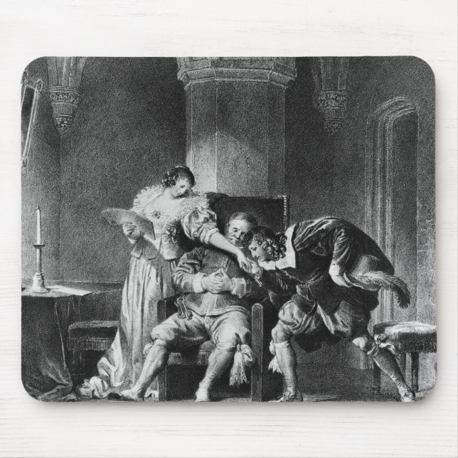 Rosine, Bartholo, Count Almaviva Mouse Pad (Front)