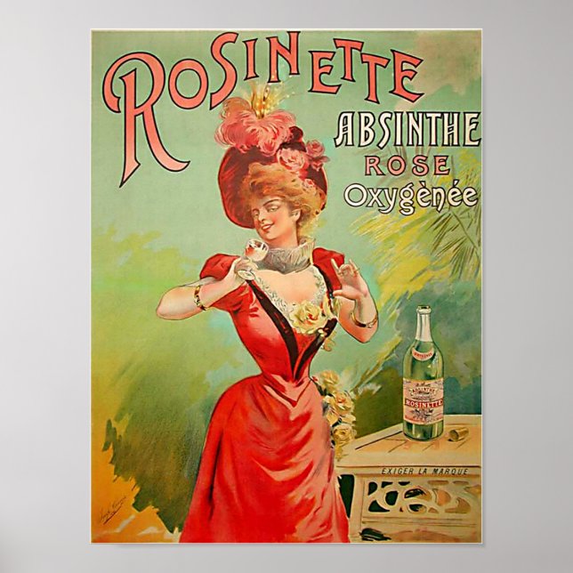Rosinette Absinthe 1823 Poster (Front)
