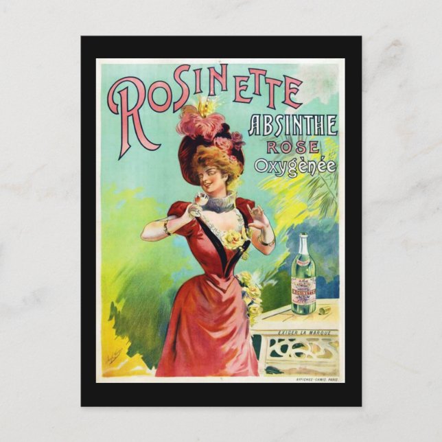 Rosinette Absinthe Postcard (Front)