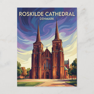 Roskilde Cathedral Denmark Postcard