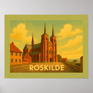 Roskilde Denmark Cathedral Poster