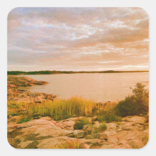 Roslagen - Summer in the swedish archipelago Square Sticker