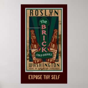 Roslyn WA-Print Poster