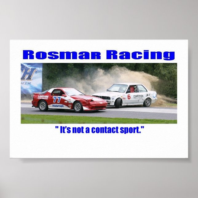 Rosmar Racing Poster (Front)