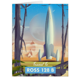 Ross 128 B Science fiction poster