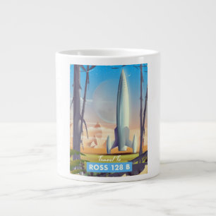 Ross 128 B Science fiction poster Large Coffee Mug