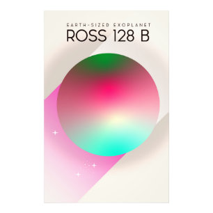 Ross 128B Science fiction poster
