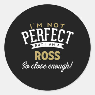 Ross Classic Round Sticker
